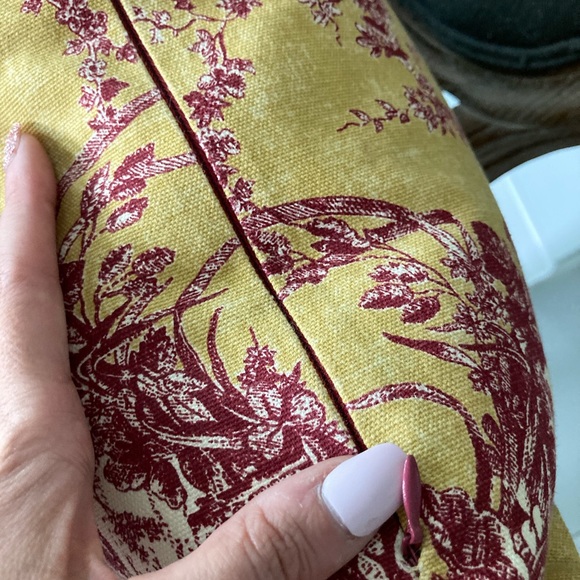 La Petite Ferme vintage Waverly toile hens rooster - Picture 3 of 7